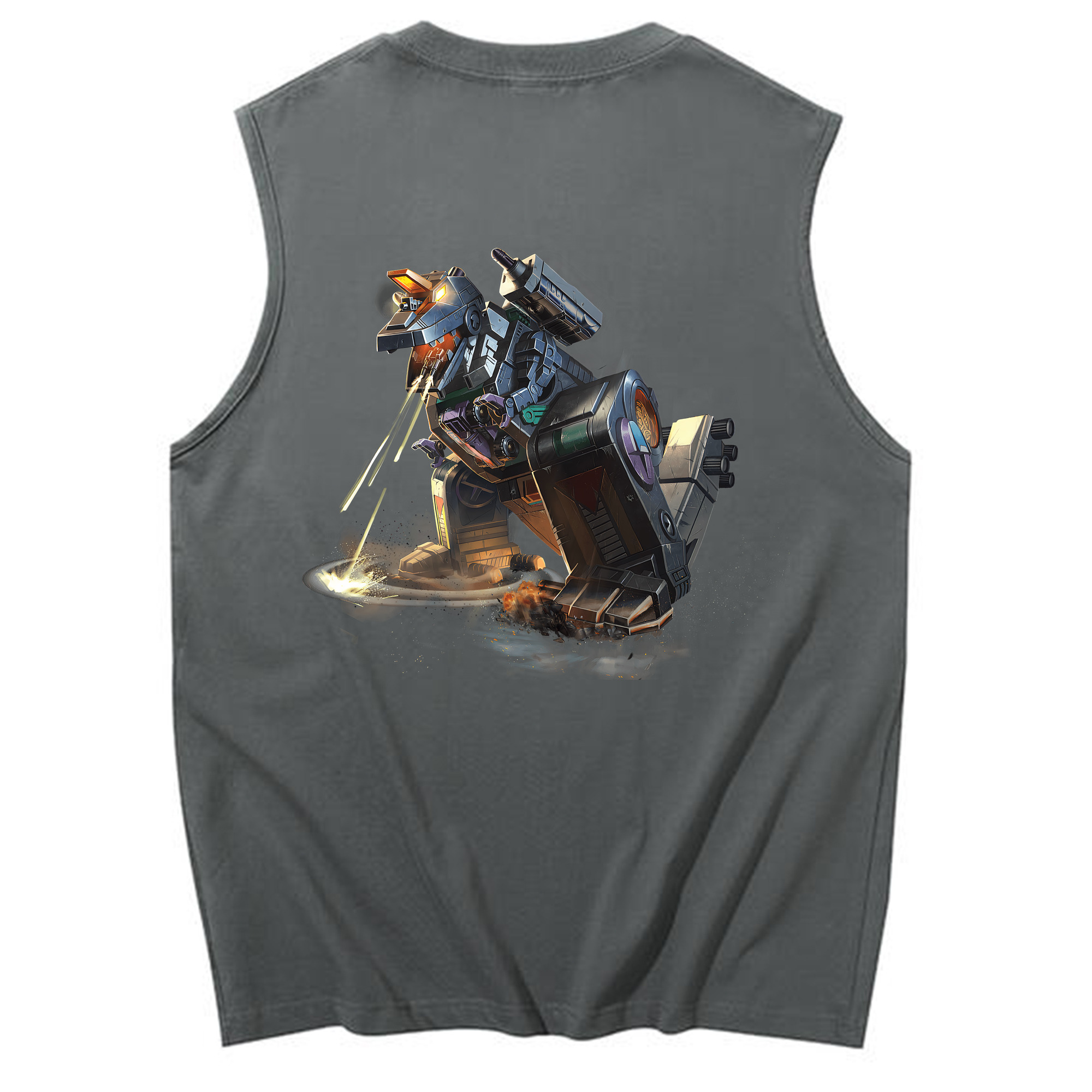 （画像用） Transformers トランスフォーマー コットン100％タンクトップ（背面プリント）
